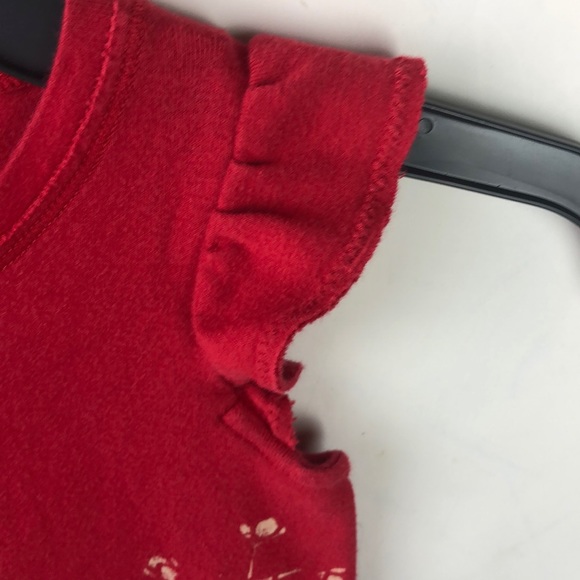 Ralph Lauren Ruffle Tank Floral Toddler Girl Red - Picture 4 of 7